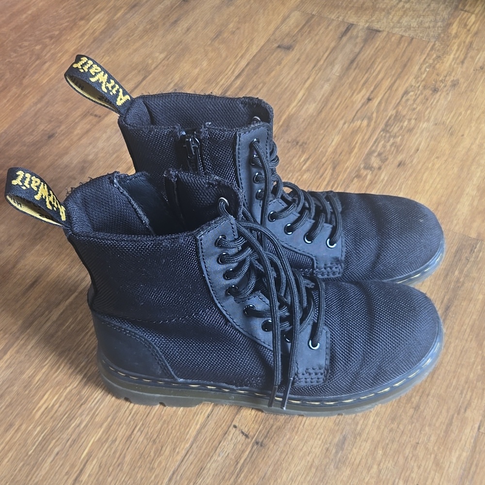 Dr. Marens Black Lace-Up Boots